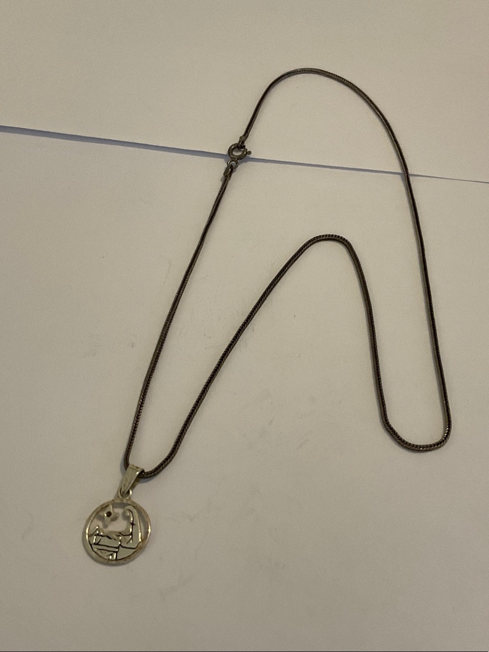 Sterling silver pendant necklace